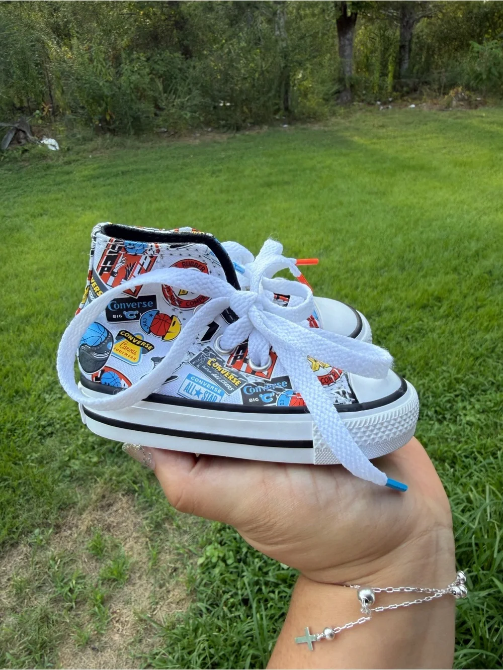 Converse All Star Chuck Taylor  High-Top Jump Ball Sneakers Size 3 Baby